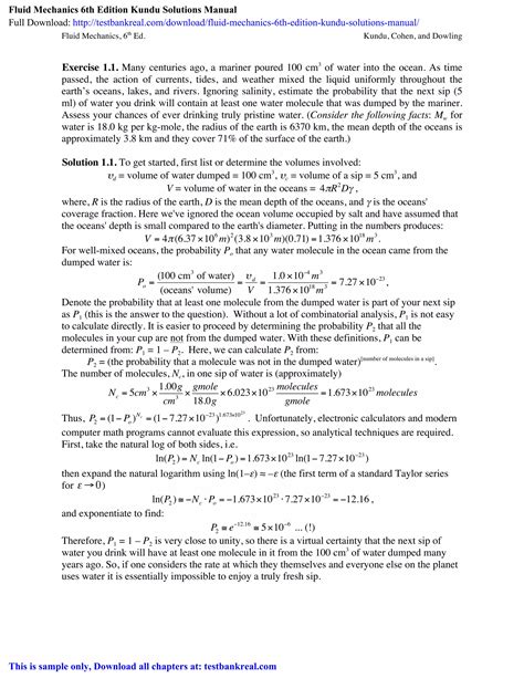 Kundu Solution Manual