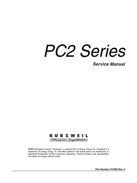 Full Download Kurzweil Pc2 Service Manual File Type Pdf 