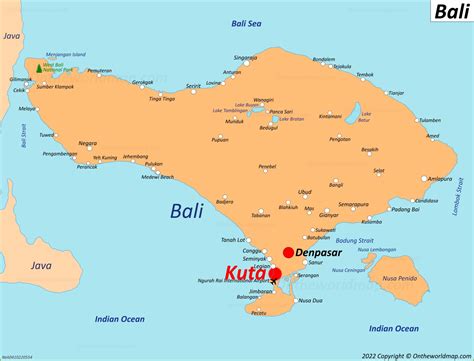 Kuta Beach Location