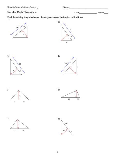 Kuta Software Geometry Answer Key