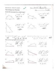 Download Kuta Software Infinite Pre Algebra The Pythagorean Theorem File Type Pdf 