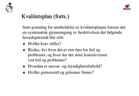 kvalitetsplan exempel