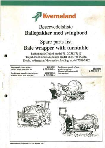 Kverneland Wrapper Manual