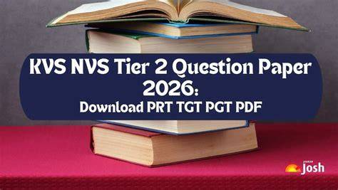kvs pgt question papers exam