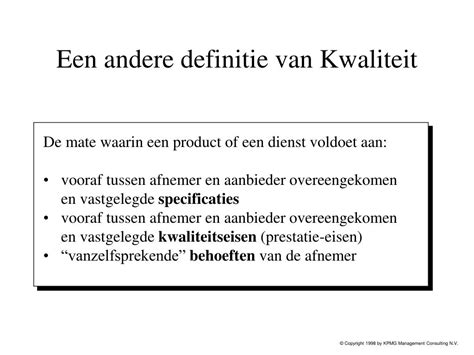 kwaliteit definitie