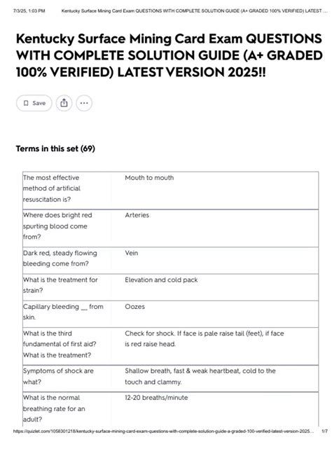 Full Download Ky Surface Mining Card Study Guide 