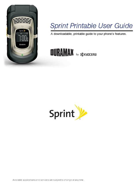 Full Download Kyocera Duramax User Guide 