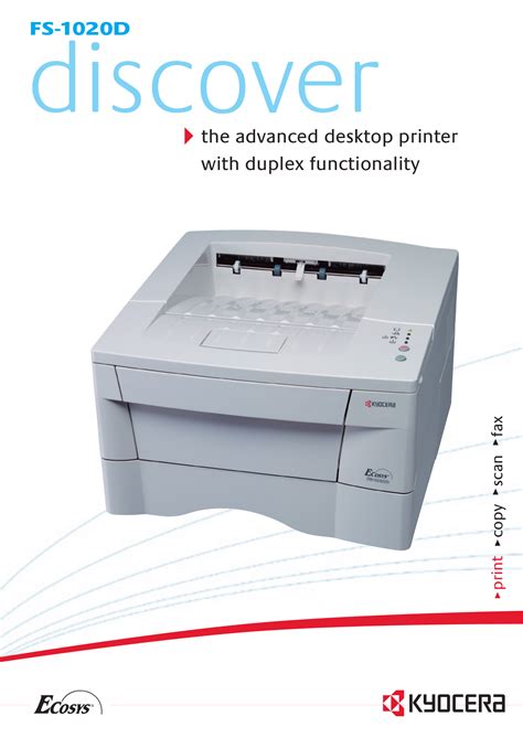 Read Online Kyocera Printer Manual Download 