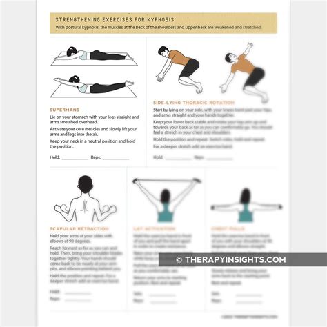 Kyphosis Exercises Pdf
