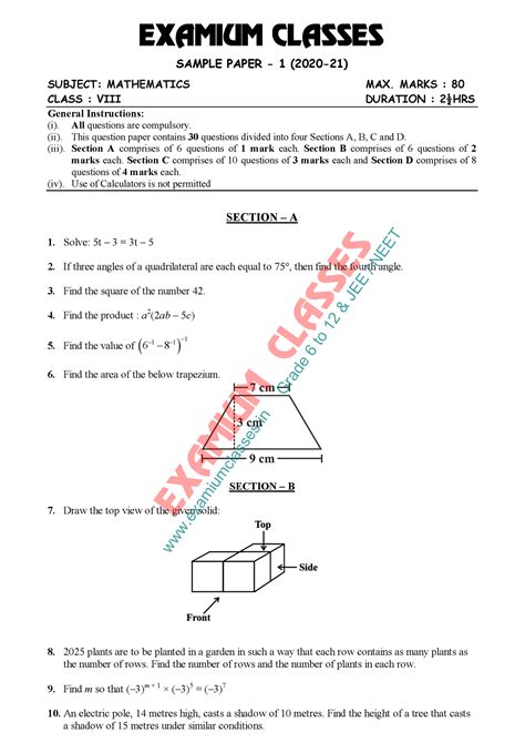 Full Download Kzn Grade 8 Math Papers 