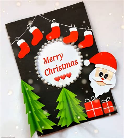 làm thiệp giáng sinh | Hng dn chi tit 3 cch lm