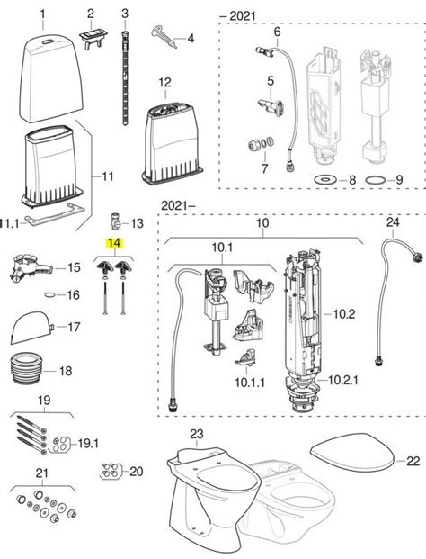 läckande cistern toalett