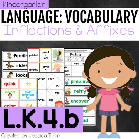 L K 4 B Inflectional Endings And Affixes L K 4b Worksheet For Kindergarten - L.k.4b Worksheet For Kindergarten