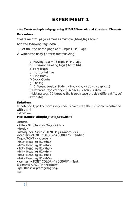 L Scheme Web Programming Lab Manual