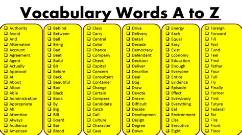L  Vocabulary Words   English Vocabulary Words Lists Venture English - L  Vocabulary Words