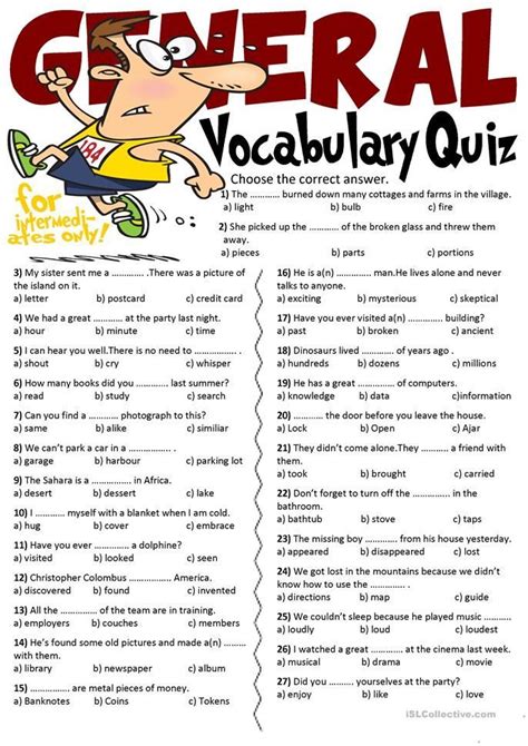L  Vocabulary Words   Esl Vocabulary Quiz L Words Letitia Bradley I - L  Vocabulary Words