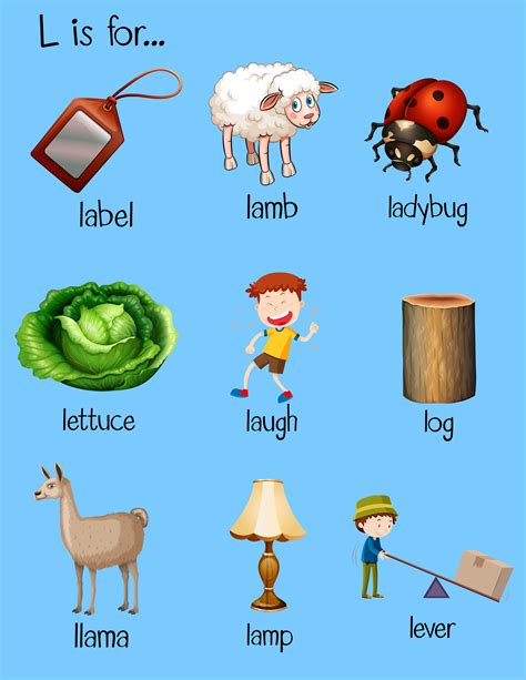 L Words For Kids Fun Way To Improve L Words For Kids - L Words For Kids