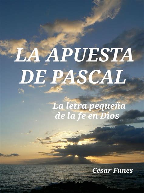 la apuesta de pascal libro!