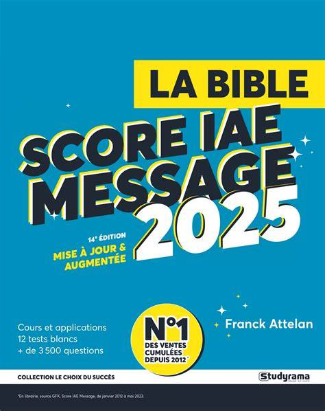 la bible du score iae message 10e a c dition 2020