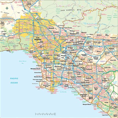 la california map