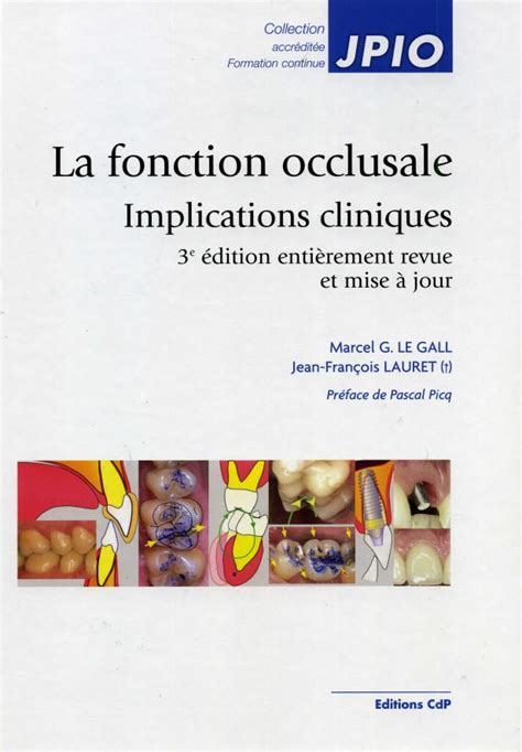 la fonction occlusale implications cliniques 3eme