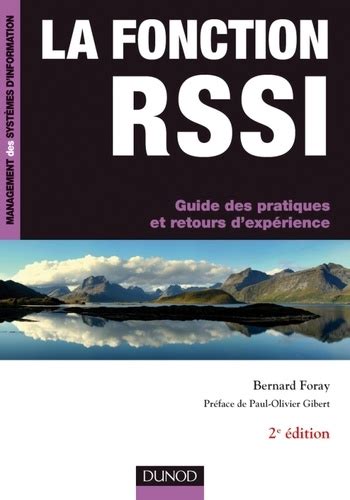 La Fonction Rssi Guide Des Pratiques Et Retours Dexpeacuterience 2e Eacutedition Guide Des Pratiques Et Retours Dexpeacuterience