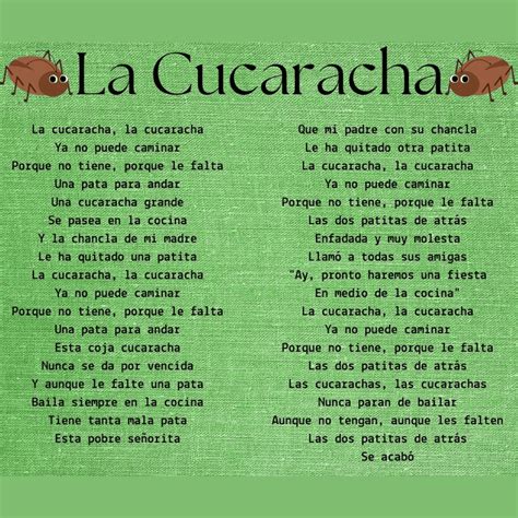La La Cucaracha