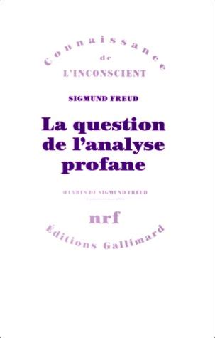 la question de l analyse profane