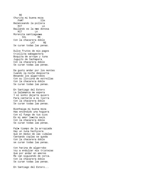 La Sachapera Letra
