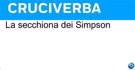 La Secchiona Dei Simpson