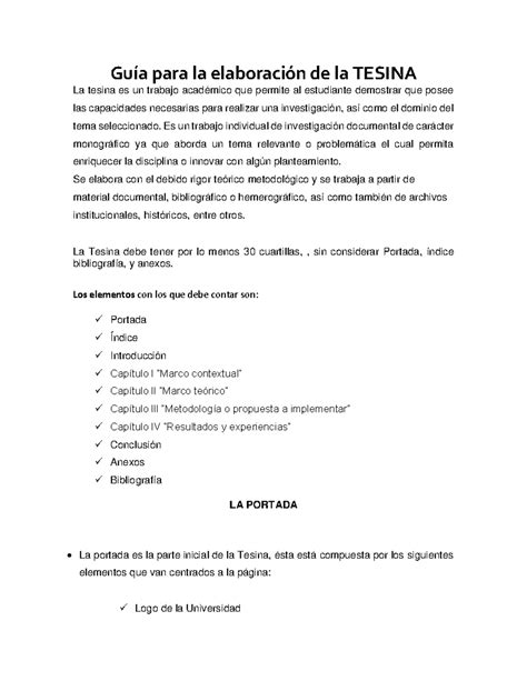 La Tesina