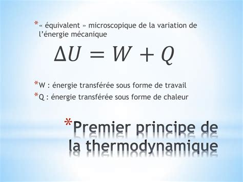 la thermodynamique concra te