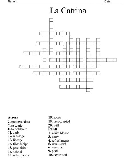Read La Catrina Episode 4 Crossword Answers 