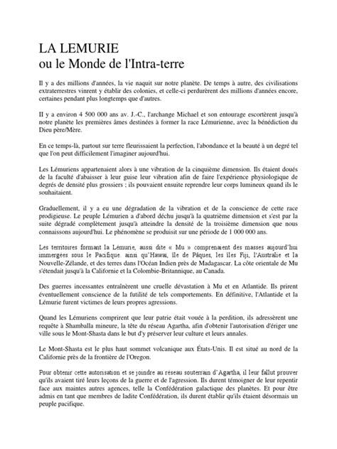 Full Download La Lemurie Ou Le Monde De Lintra Terre We Riseup 