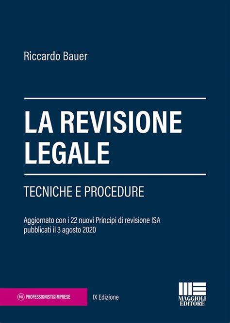 Read Online La Revisione Legale Tecniche E Procedure 