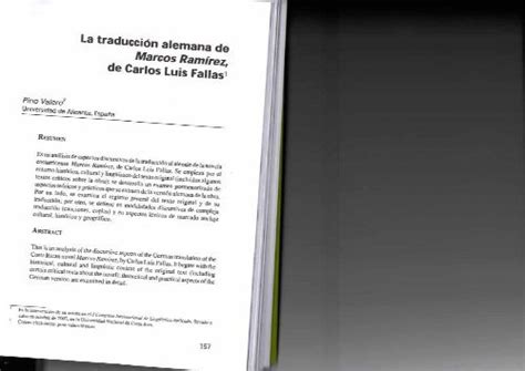Download La Traduccion Alemana De Marcos Ramirez De Carlos Luis Fallas Pino Valero Pdf 