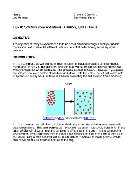 lab 8 chem 110 report single displacement