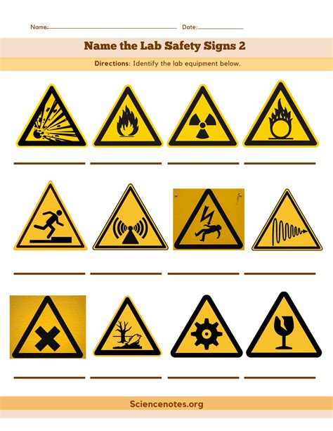 Lab Safety Signs Worksheets Science Lab Safety Worksheets - Science Lab Safety Worksheets