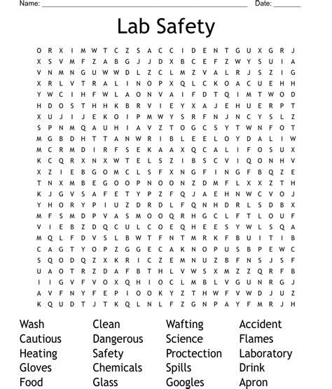Lab Safety Word Search Wordmint Lab Safety Word Search Answer Key - Lab Safety Word Search Answer Key