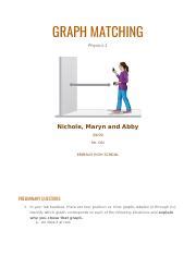 Full Download Lab 02 Graph Matching Physics Mr Maloney 