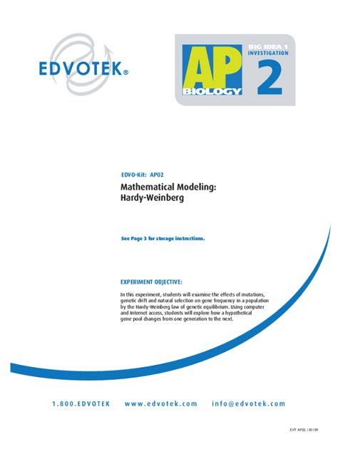 Download Lab 2 Mathematical Modeling Hardy Weinberg College Board 