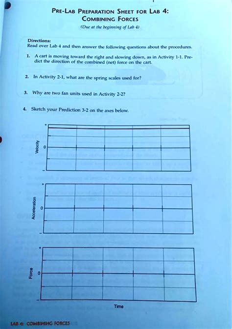 Full Download Lab 4 Physics Answers Combining Forces 