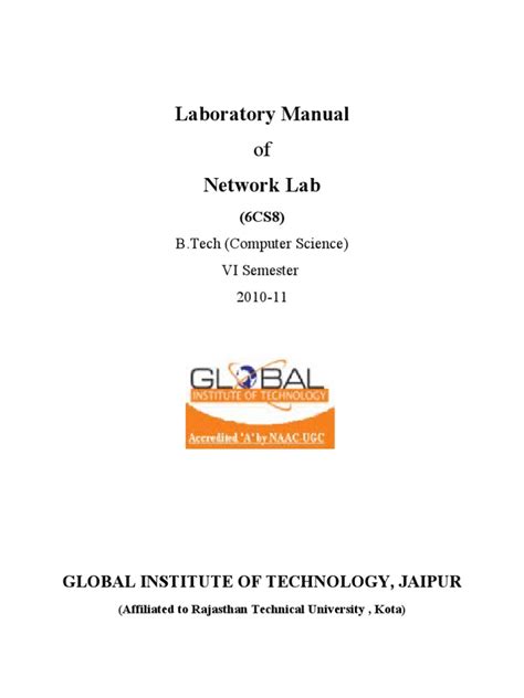 Read Lab Manual Network Guide Networks 