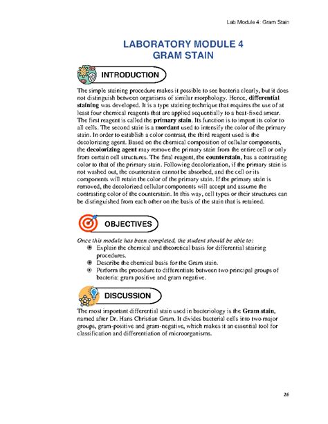 Full Download Lab Module 6 Gram Staining Introduction Clark College 