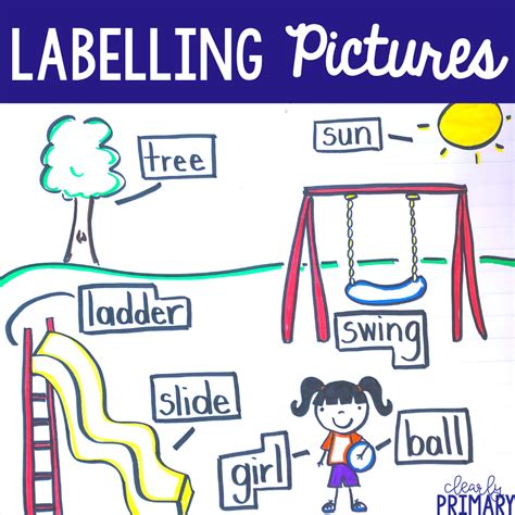 Labeling Pictures In Kindergarten Amp Beyond Clearly Primary Kindergarten Labeling - Kindergarten Labeling