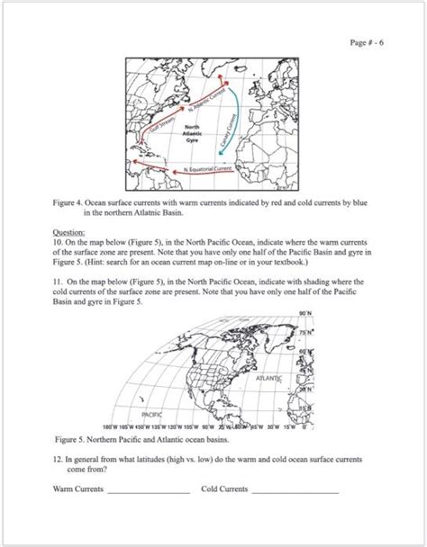 laboratory exercises in oceanography answers