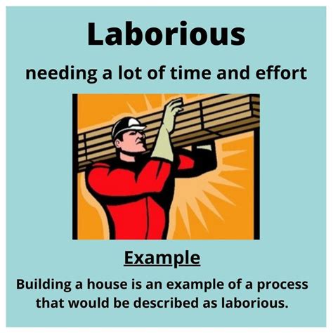 Laborious Meaning
