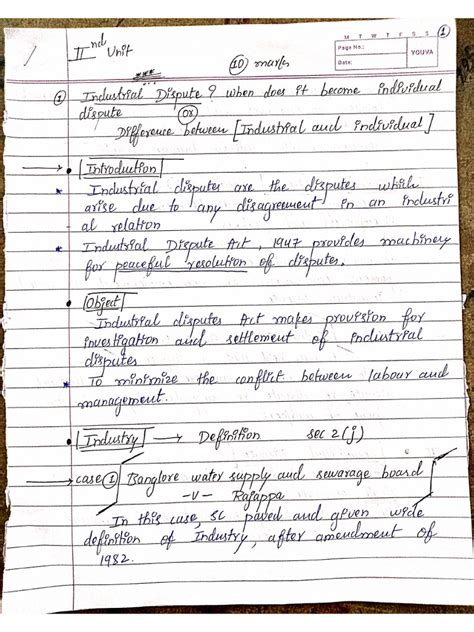 Labour Law Notes