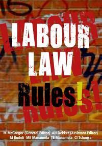labour law rules mcgregor 2012