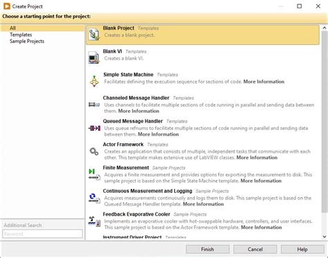 labview templates and sample projects national instruments